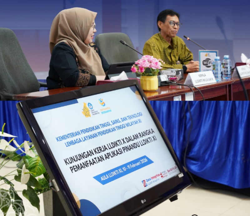 Kunjungan Kerja Sama Pemanfaatan Aplikasi PINANDU oleh LLDIKTI X