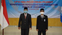 Profesor Udiansyah dan Dr M Akbar kembali dilantik menjadi Kepala dan Sekretaris LLDIKTI Kalimantan